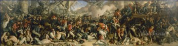 150の主題の芸術作品 Painting - ダニエル・マクリーズ ネルソン海戦の死